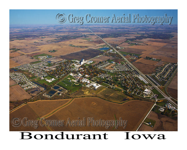 Aerial Photo of Bondurant Iowa