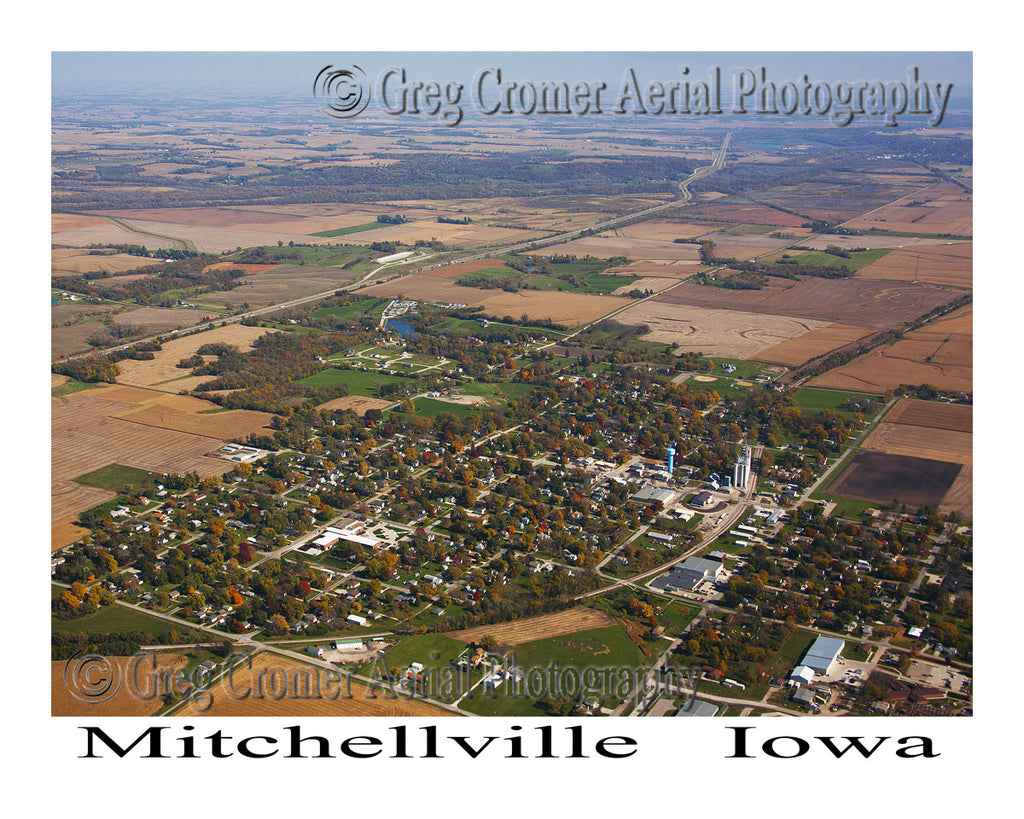Aerial Photo of Mitchellville Iowa