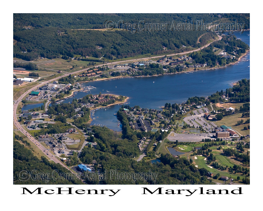 Aerial Photo of McHenry, Maryland