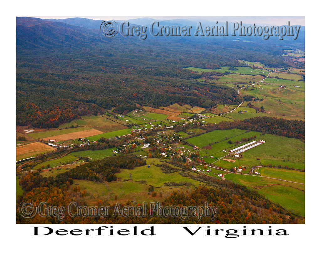 Aerial Photo of Deerfield, Virginia
