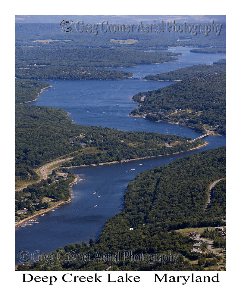 Aerial Photo of Deep Creek Lake, Maryland