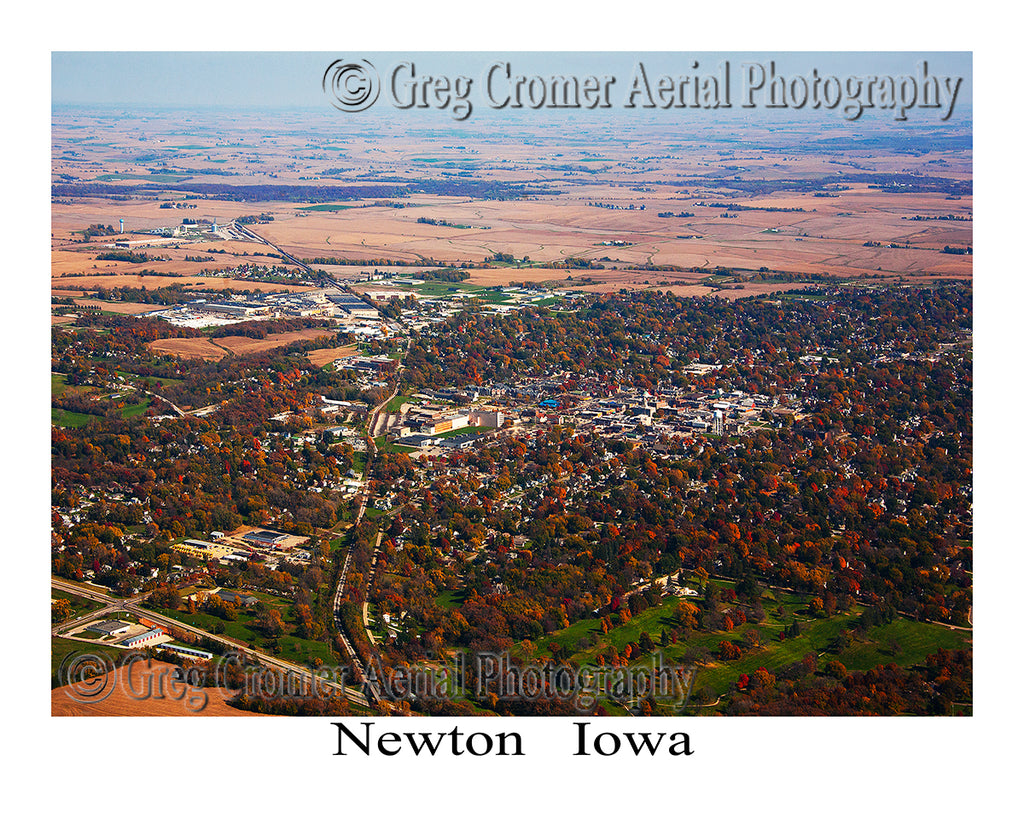 Aerial Photo of Newton Iowa
