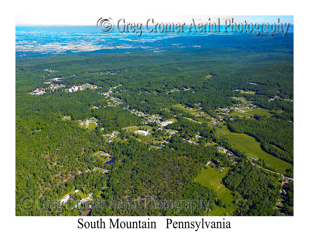 Aerial Photo of South Mountain, Pennsylvania