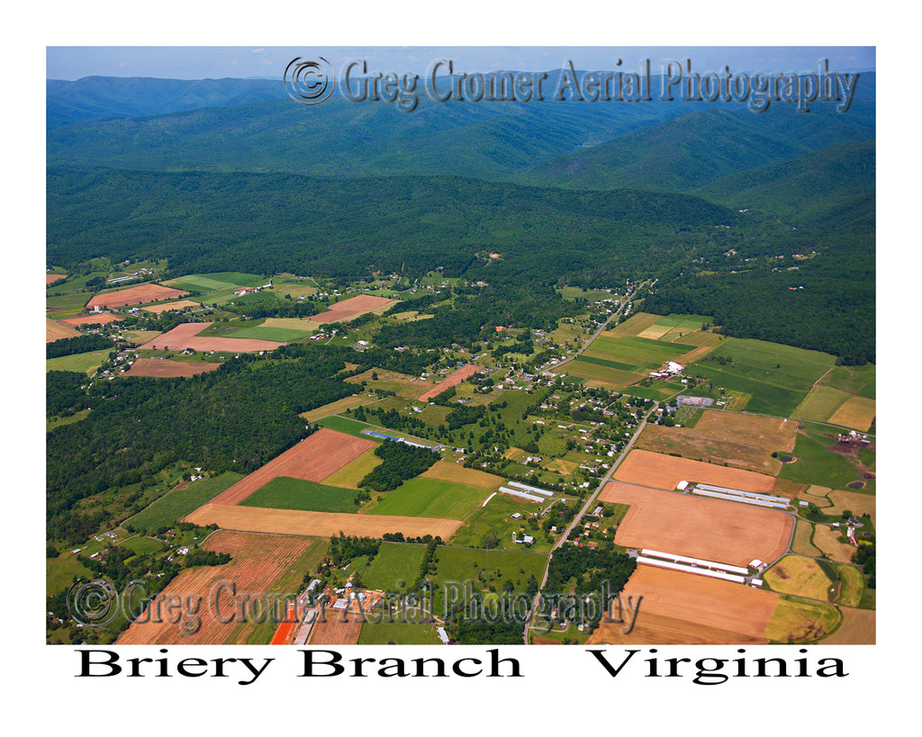 Aerial Photo of Briery Branch, Virginia