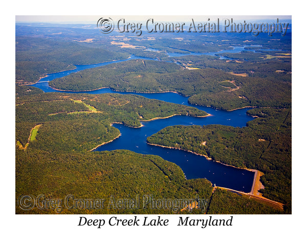 Aerial Photo of Deep Creek Lake, Maryland