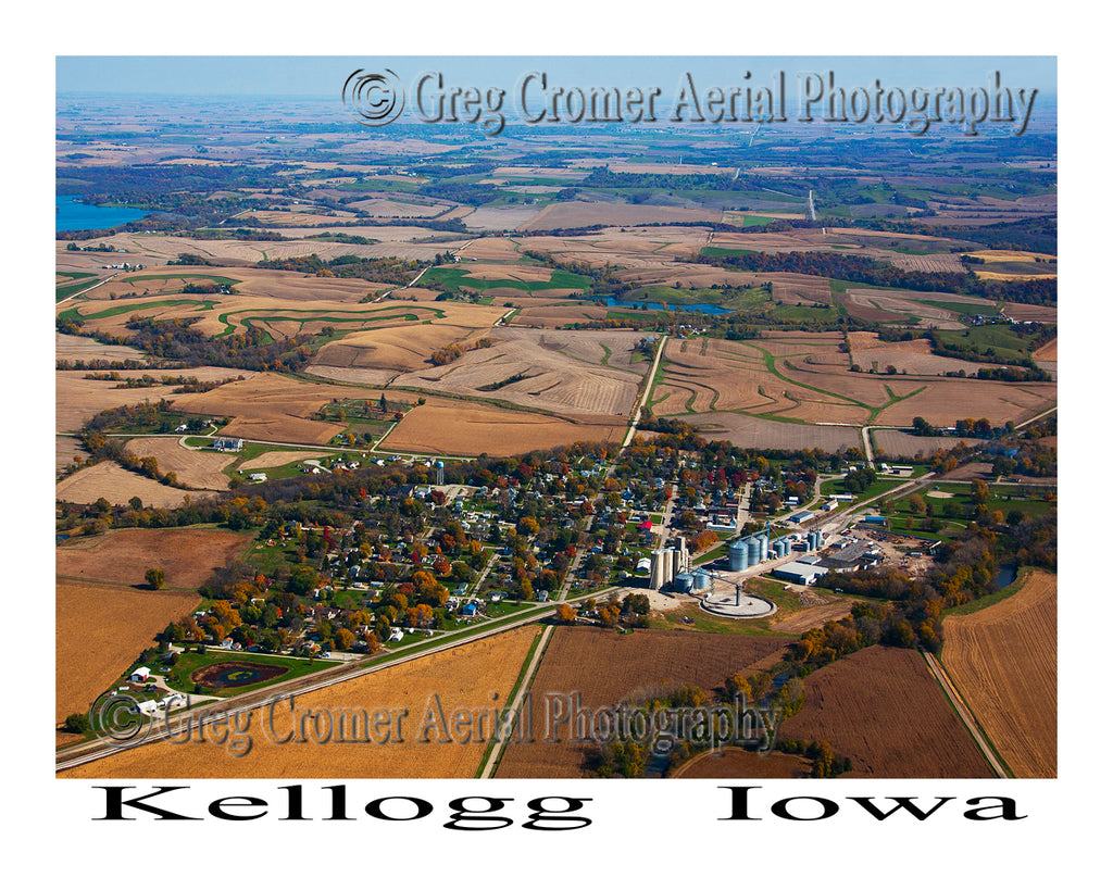Aerial Photo of Kellogg, Iowa