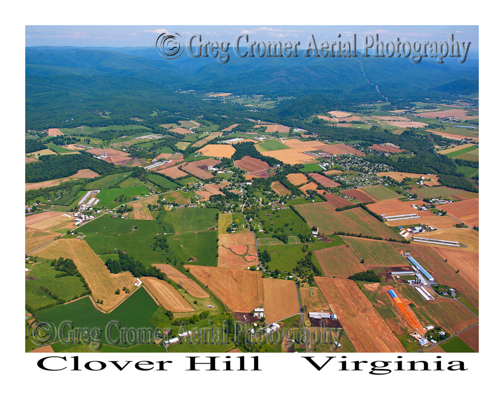 Aerial Photo of Clover Hill, Virginia