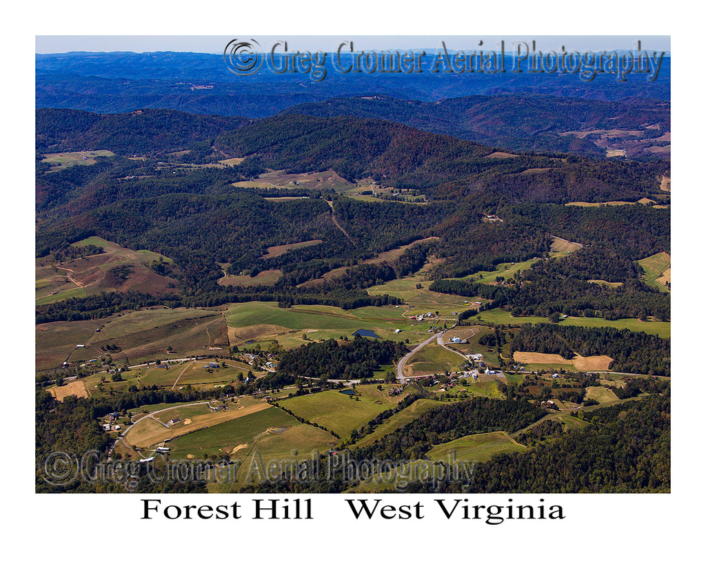 Aerial Photo of Forest Hill, West Virginia
