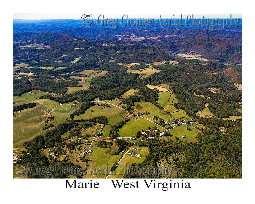 Aerial Photo of Marie, West Virginia