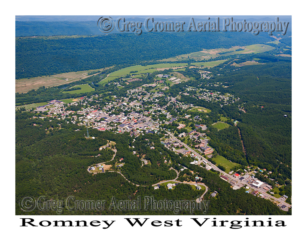 Aerial Photo of Romney, West Virginia