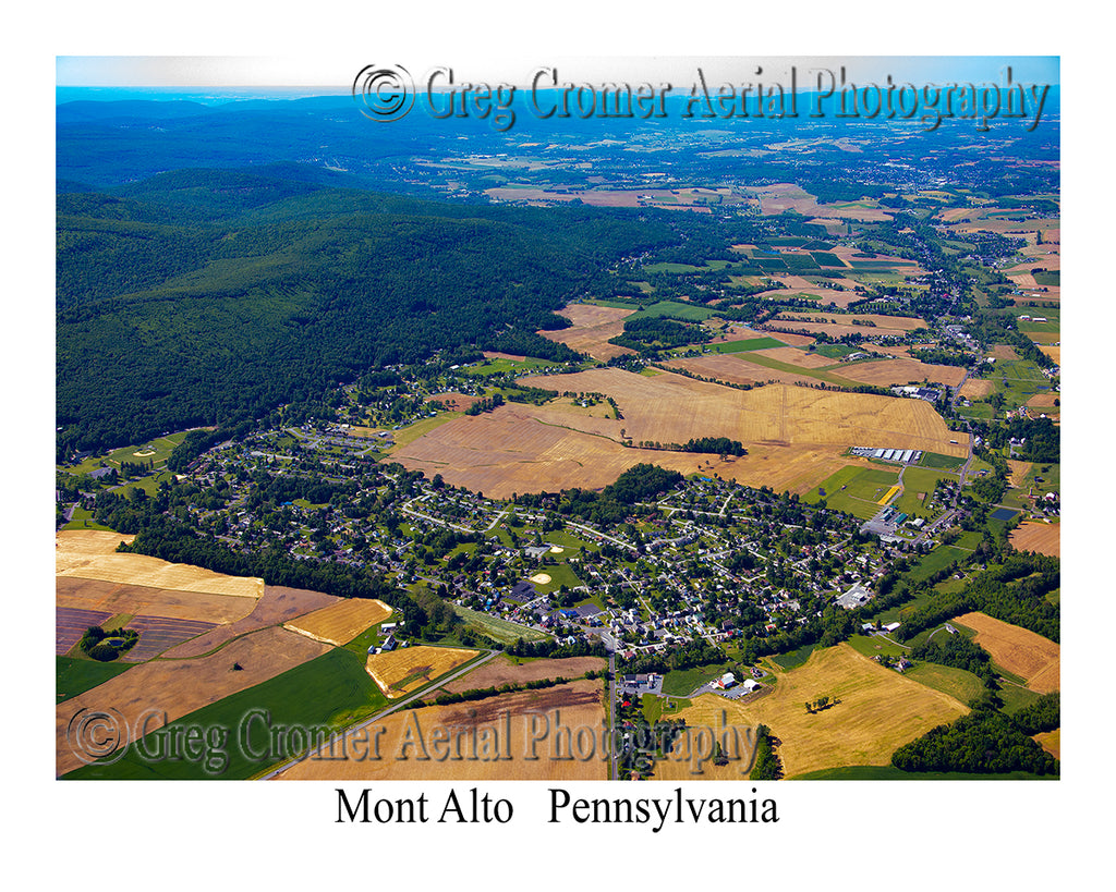 Aerial Photo of Mont Alto, Pennsylvania