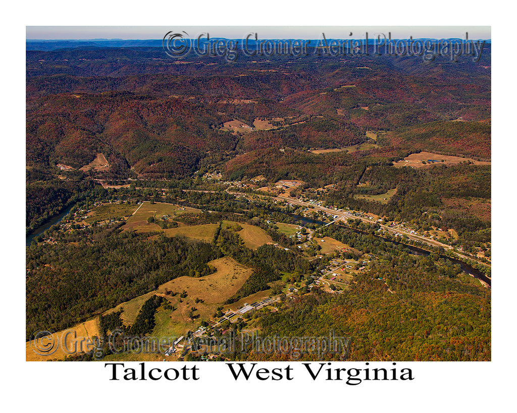 Aerial Photo of Talcott, West Virginia