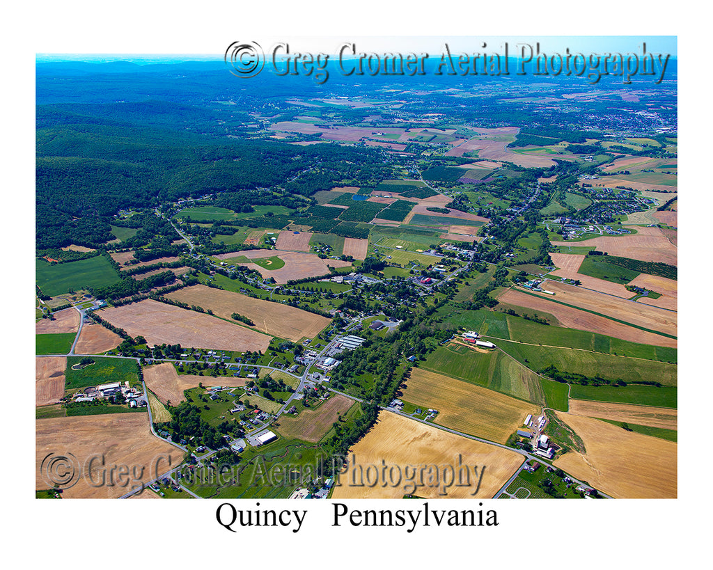 Aerial Photo of Quincy, Pennsylvania