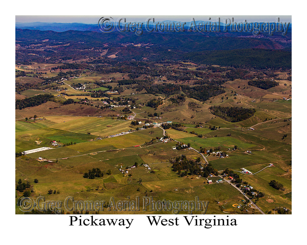 Aerial Photo of Pickaway, West Virginia