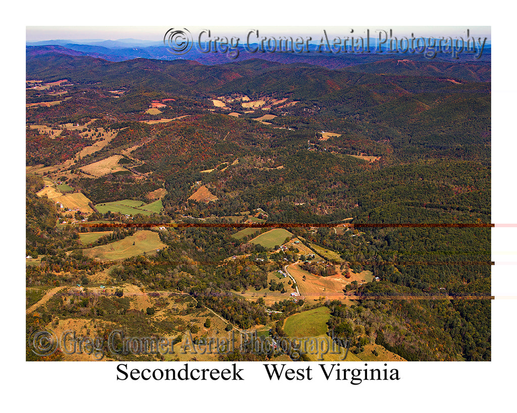 Aerial Photo of Secondcreek, West Virginia