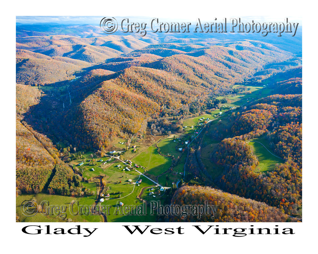 Aerial Photo of Glady, West Virginia