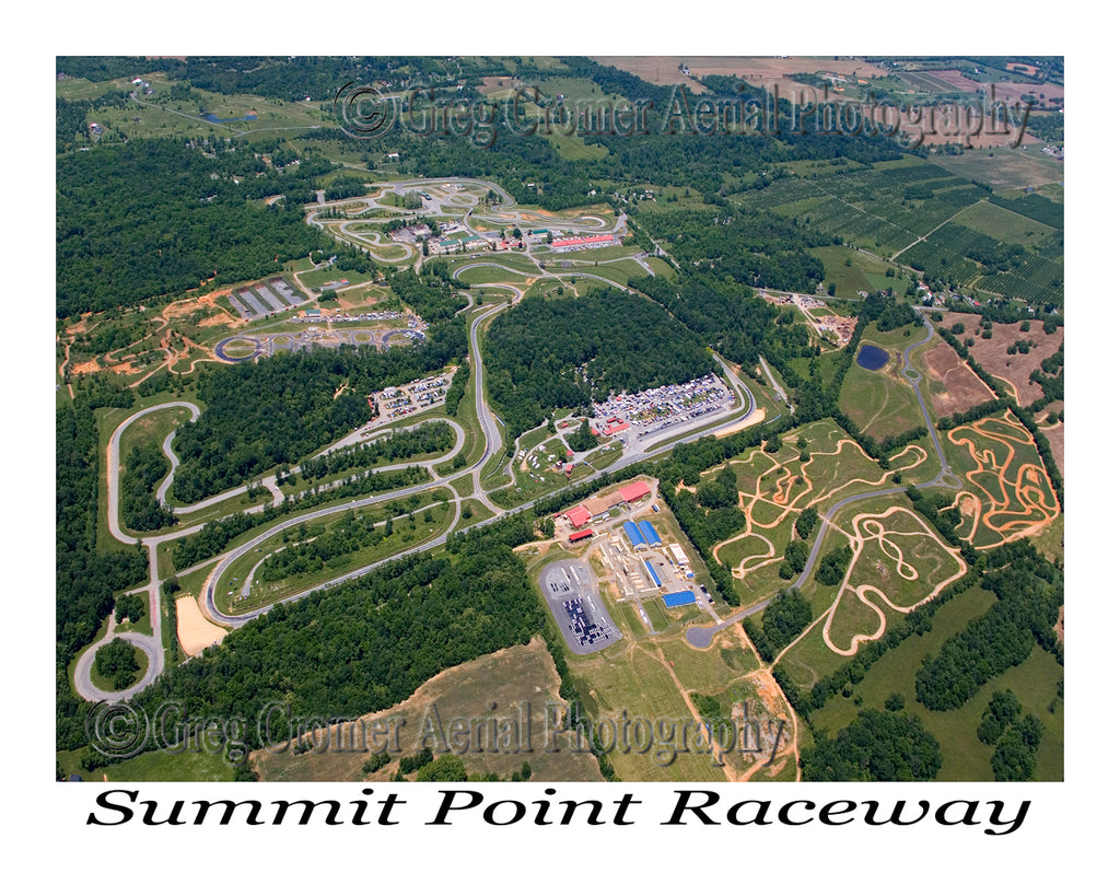 Aerial Photo of Summit Point Raceway, West Virginia