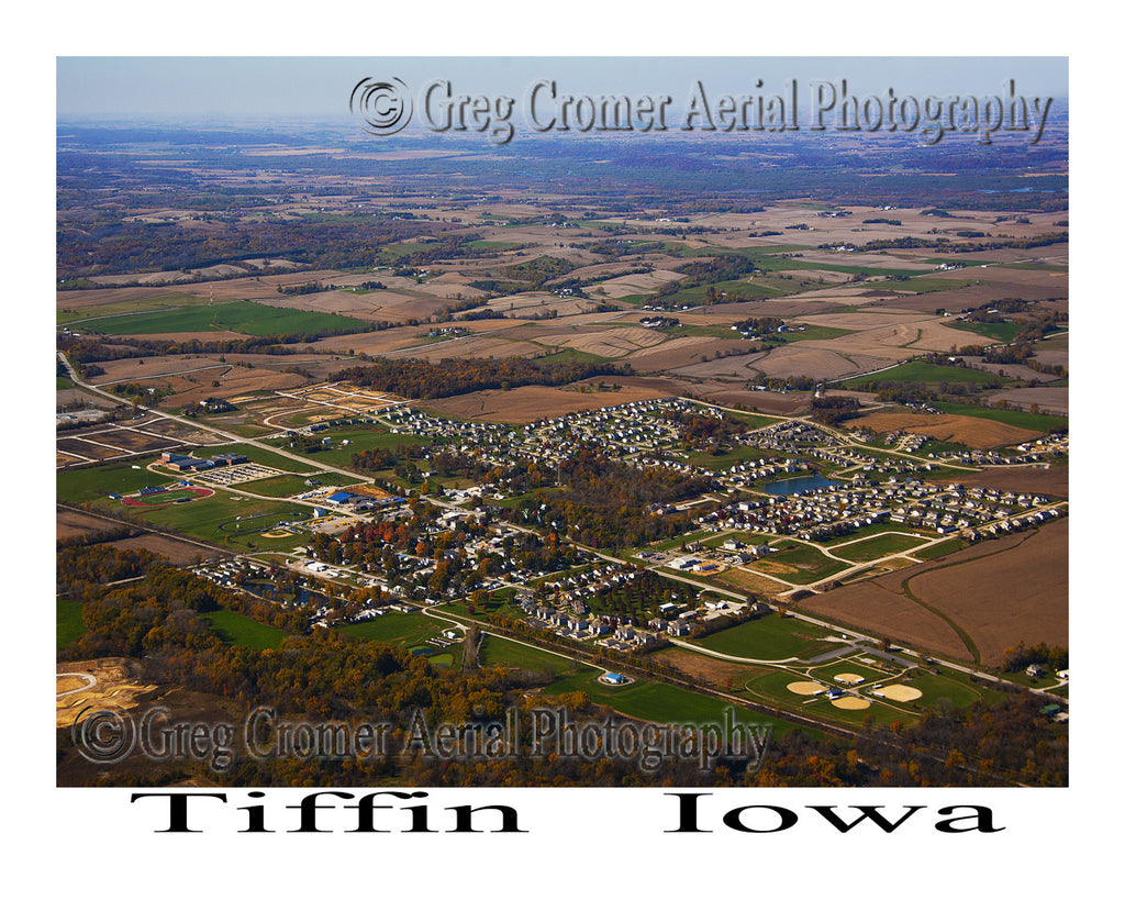 Aerial Photo of Tiffin Iowa