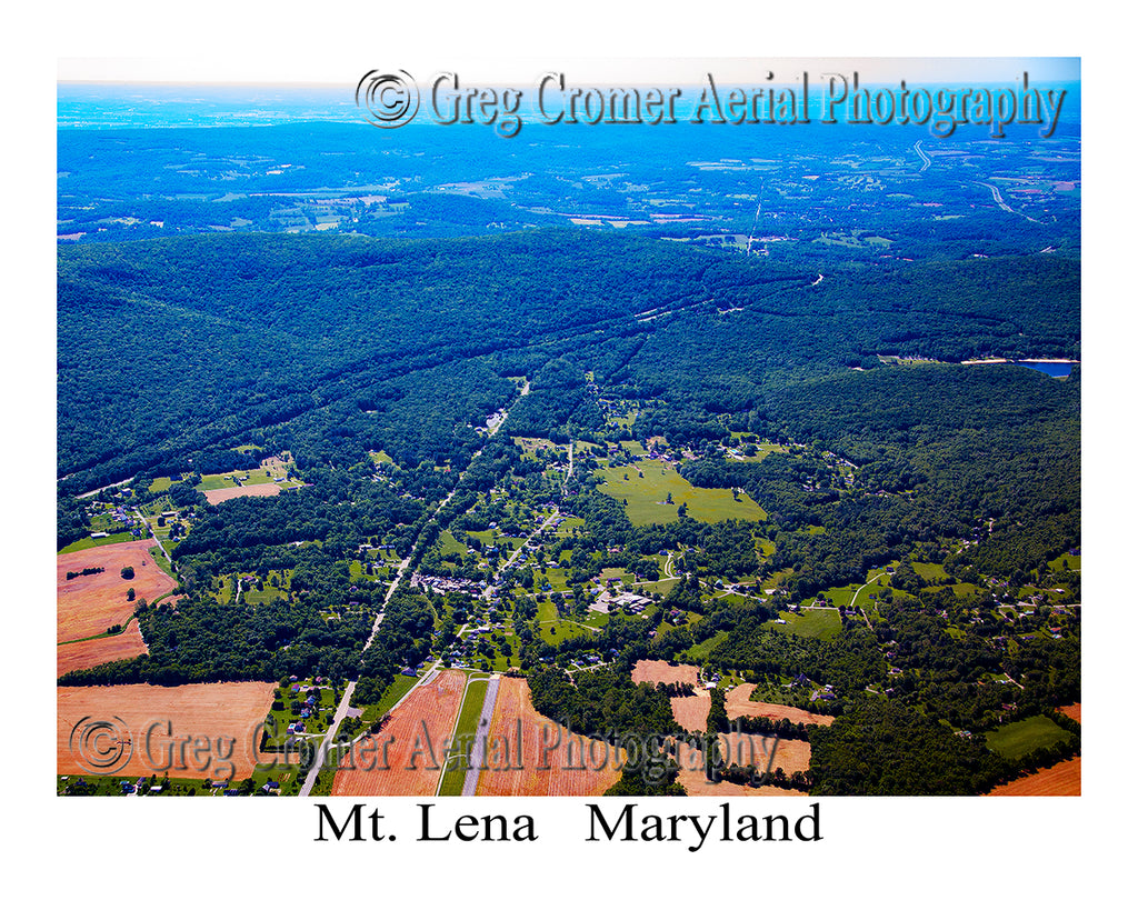 Aerial Photo of Mount Lena, Maryland