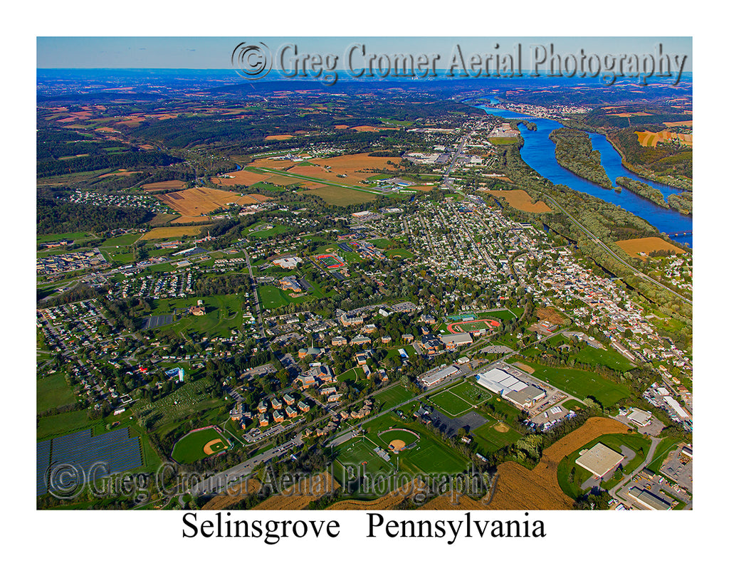 Aerial Photo of Selinsgrove, Pennsylvania