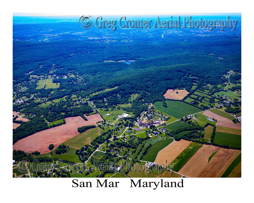 Aerial Photo of San Mar, Maryland
