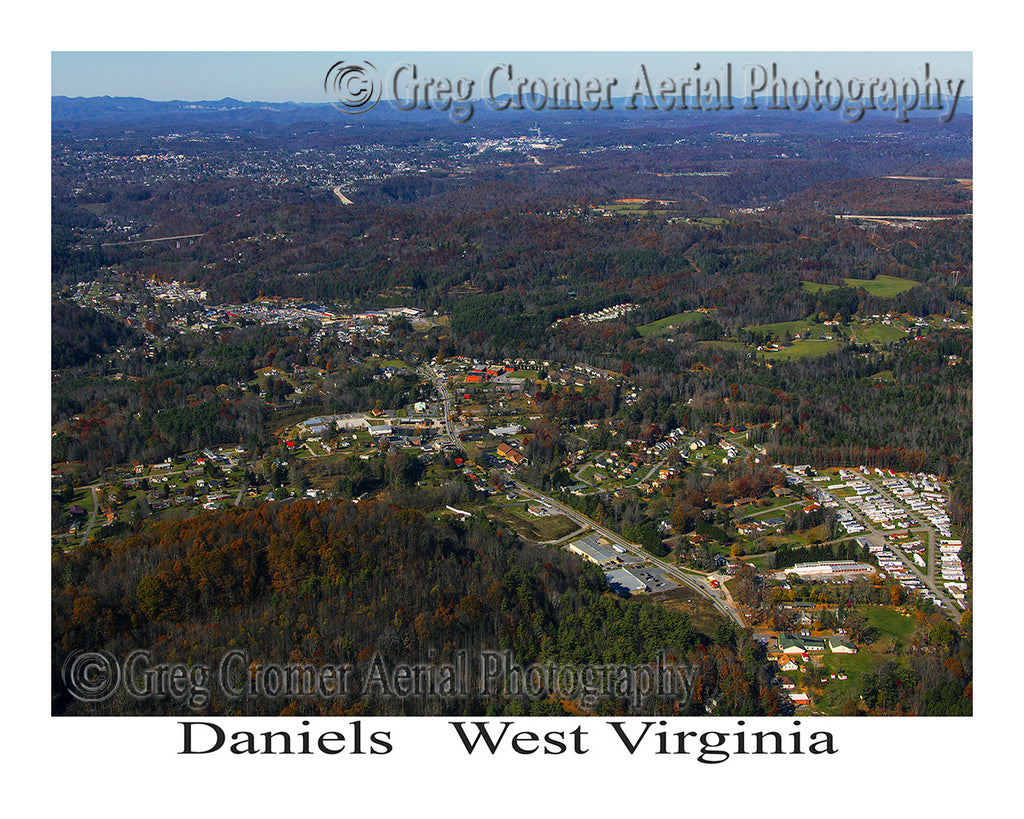 Aerial Photo of Daniels, West Virginia