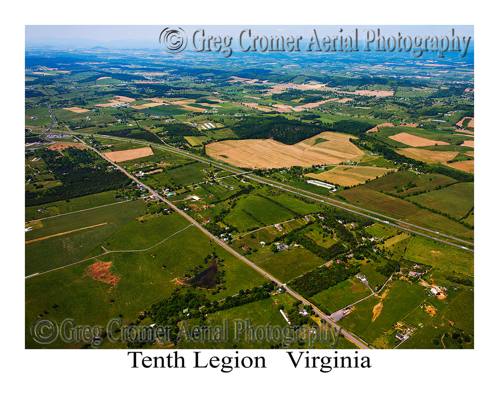 Aerial Photo of Tenth Legion, Virginia