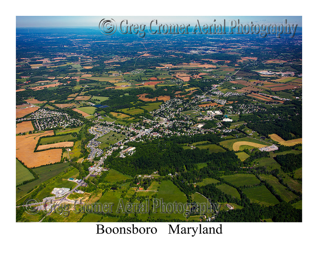 Aerial Photo of Boonsboro, Maryland