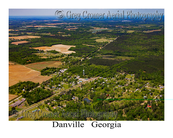 Aerial Photo of Danville, Georgia