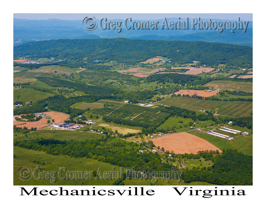 Aerial Photo of Mechanicsville, Virginia