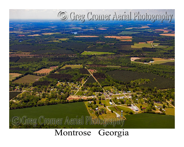 Aerial Photo of Montrose, Georgia