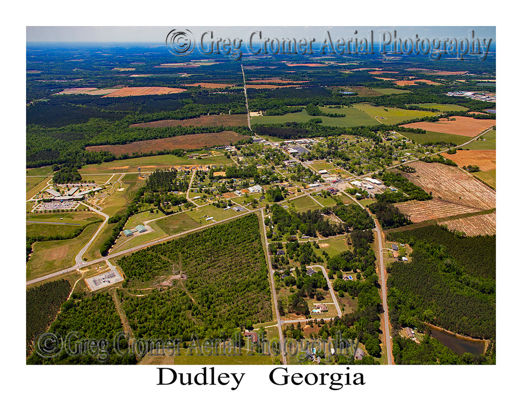 Aerial Photo of Dudley, Georgia