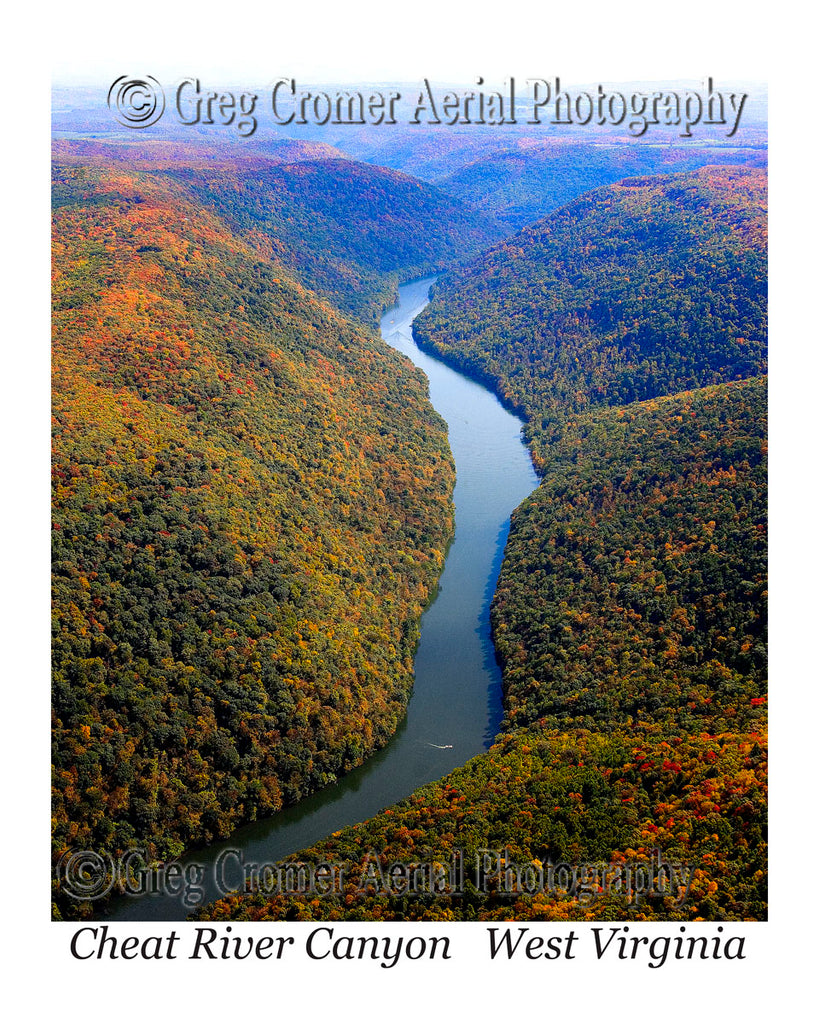 Aerial Photo of Cheat River Canyon - Preston County, West Virginia