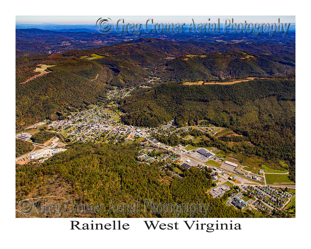 Aerial Photo of Rainelle, West Virginia