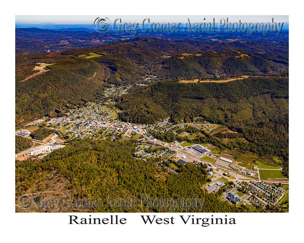 Aerial Photo of Rainelle, West Virginia