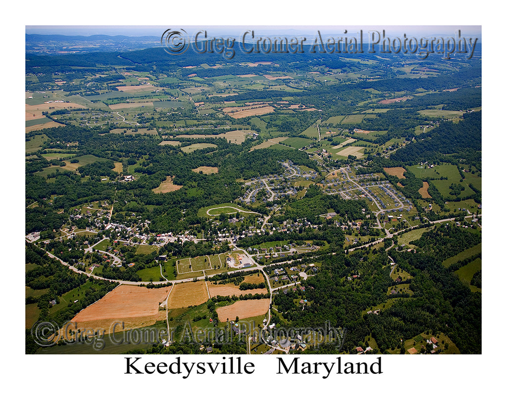 Aerial Photo of Keedysville, Maryland