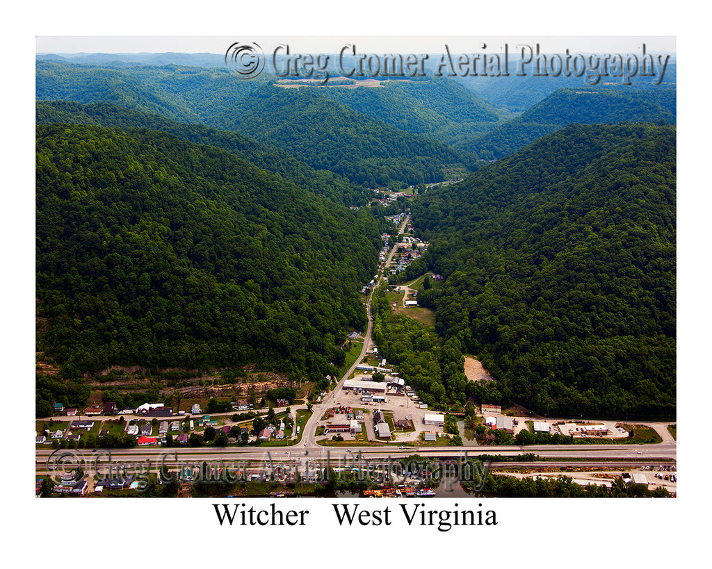 Aerial Photo of Witcher, West Virginia