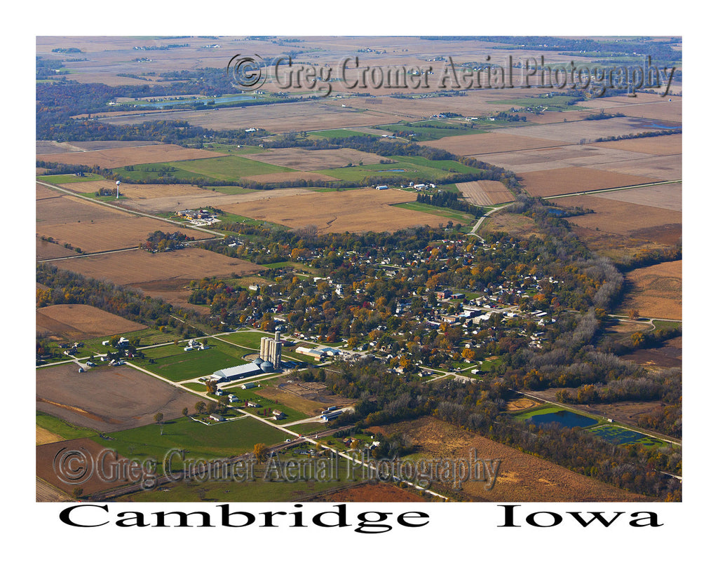 Aerial Photo of Cambridge Iowa