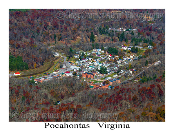 Aerial Photo of Pocahontas, Virginia