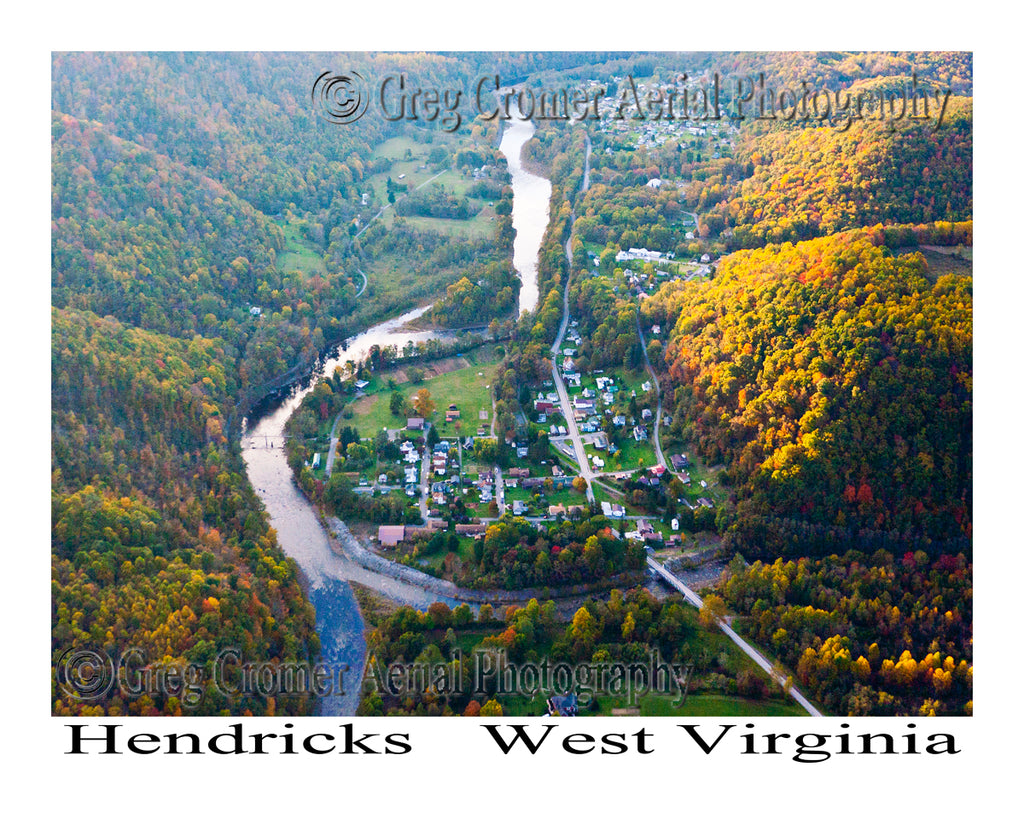 Aerial Photo of Hendricks, West Virginia