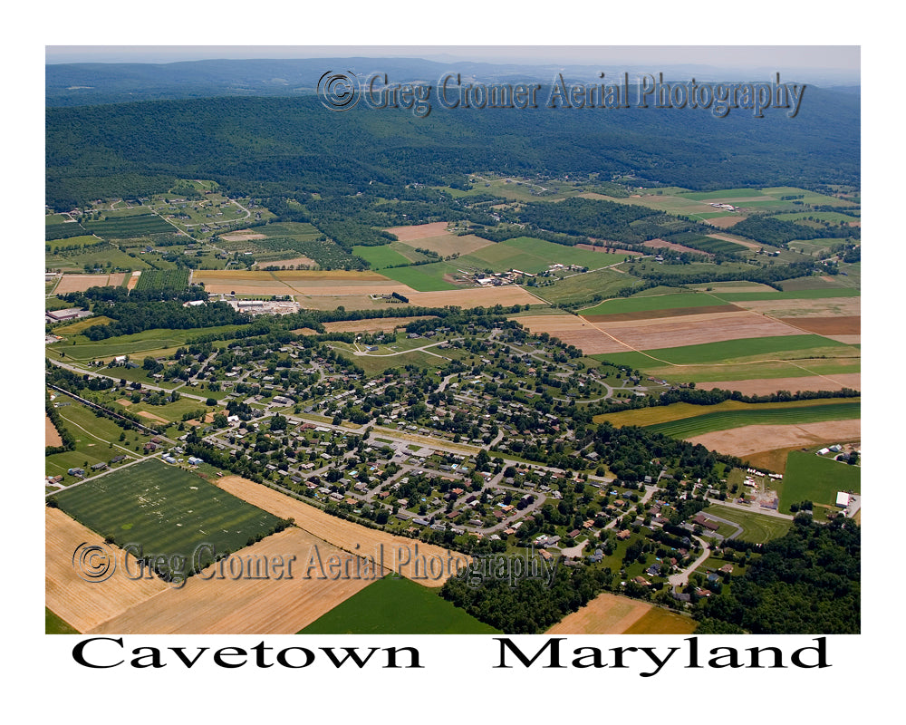 Aerial Photo of Cavetown, Maryland
