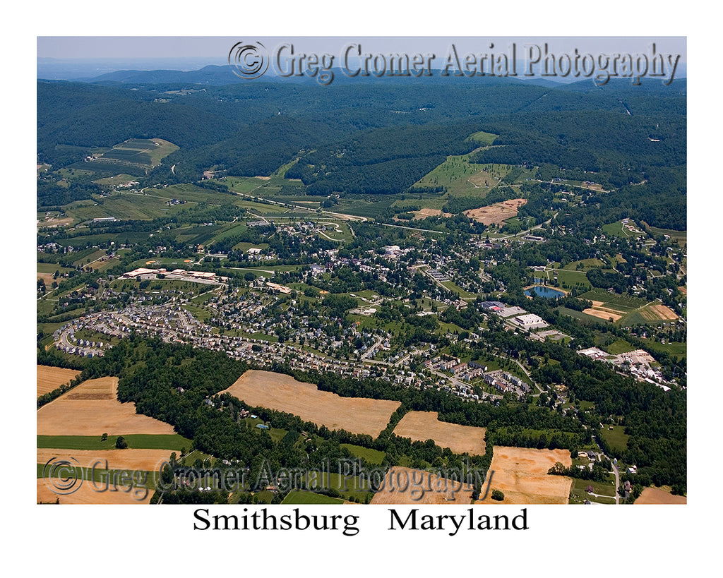 Aerial Photo of Smithsburg, Maryland