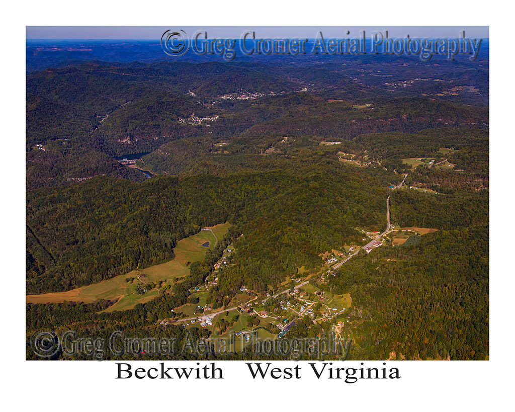 Aerial Photo of Beckwith, West Virginia