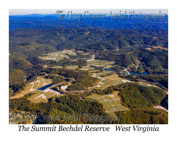 Aerial Photo of Summit Bechdel Scout Reserve - Glen Jean, WV