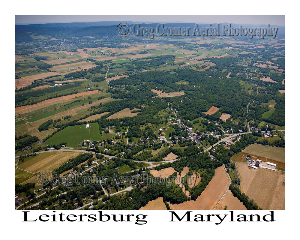 Aerial Photo of Leitersburg, Maryland