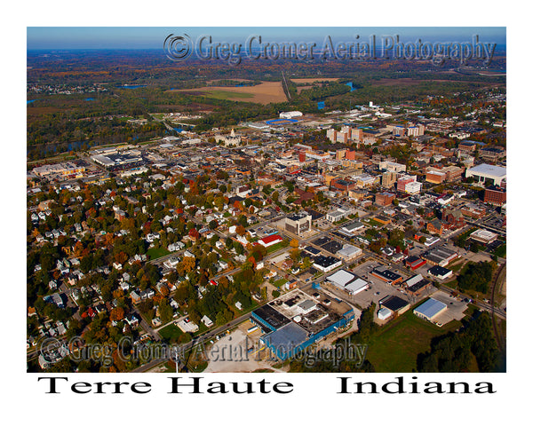 Aerial Photo of Terre Haute, Indiana