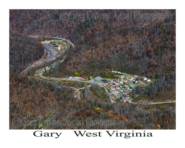 Aerial Photo of Gary, West Virginia
