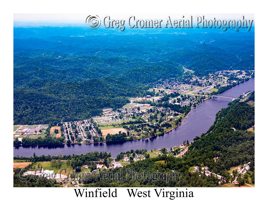 Aerial Photo of Winfield, West Virginia