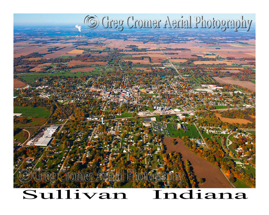 Aerial Photo of Sullivan, Indiana