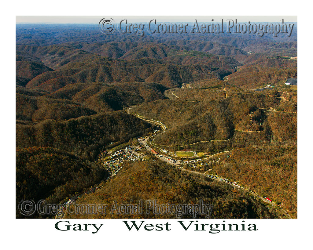 Aerial Photo of Gary, West Virginia